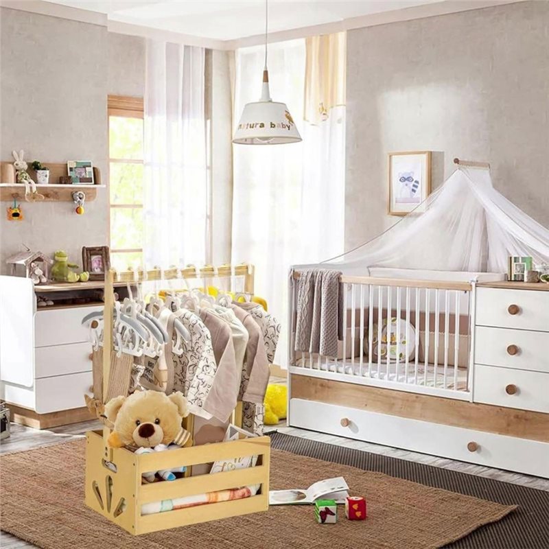 A25F - Drewniany kosz na preze – Baby Products Gift Hamper recenzja i cena
